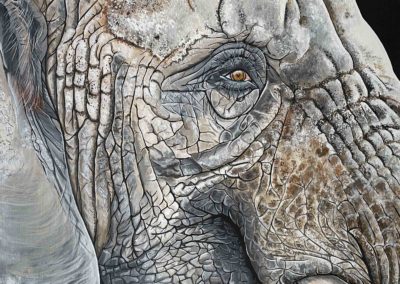 Peinture - Elephant - Ganesh - Carole Clerc