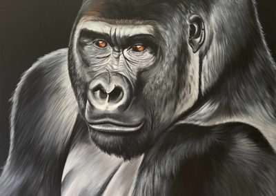 Peinture - Gorille - Asato - Carole Clerc