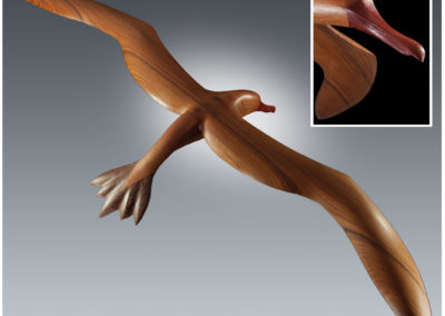 Sculpture - Albatros - Yann Fustec
