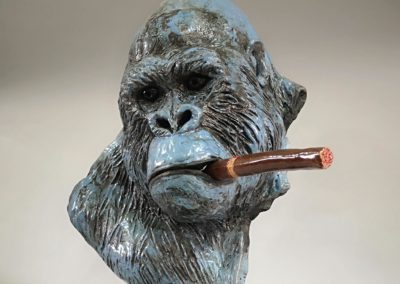 Sculpture - Gorille - Anne de Sauveboeuf