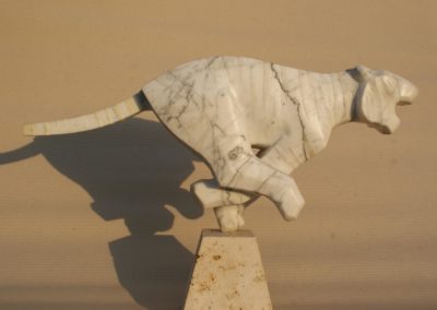 Sculpture - Tigre - La Course - Tóth David