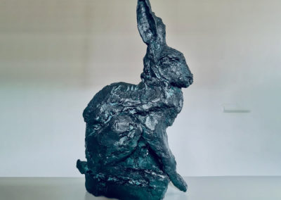 Sculpture - Lievre - Arsene - Leymarie Valerie - Artiste Animalier