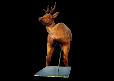 Sculpture - Lievre - What's 1 - Gilles Charriere - Artiste Animalier