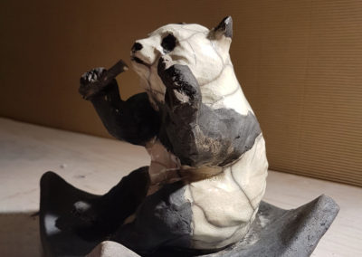 Sculpture - Panda - Marie-Helene Texier Horschitz - Artiste Animalier