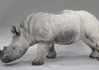 Sculpture - Rhinocéros - Anne de Sauveboeuf