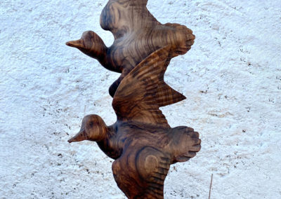 Sculpture-Volatile-Canard-Oiseau-Belmas-Artiste-Animalier.