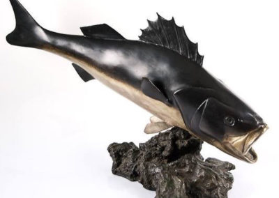 Sculpture - poisson - Bernard Frigiere