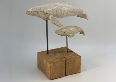 sculpture-Baleine-et-son-Baleineau-Sylvie-B-Artiste-Animalier